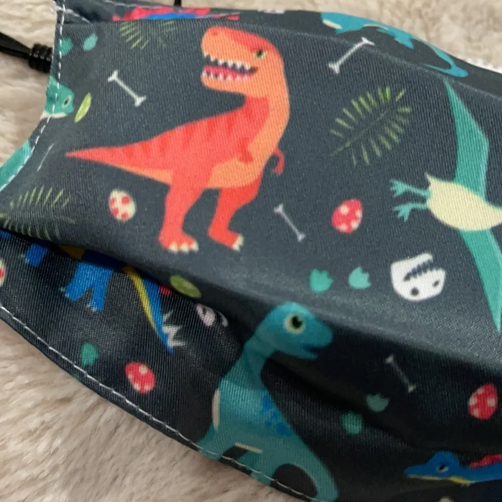 6/$20 New dinosaur kid’s face mask